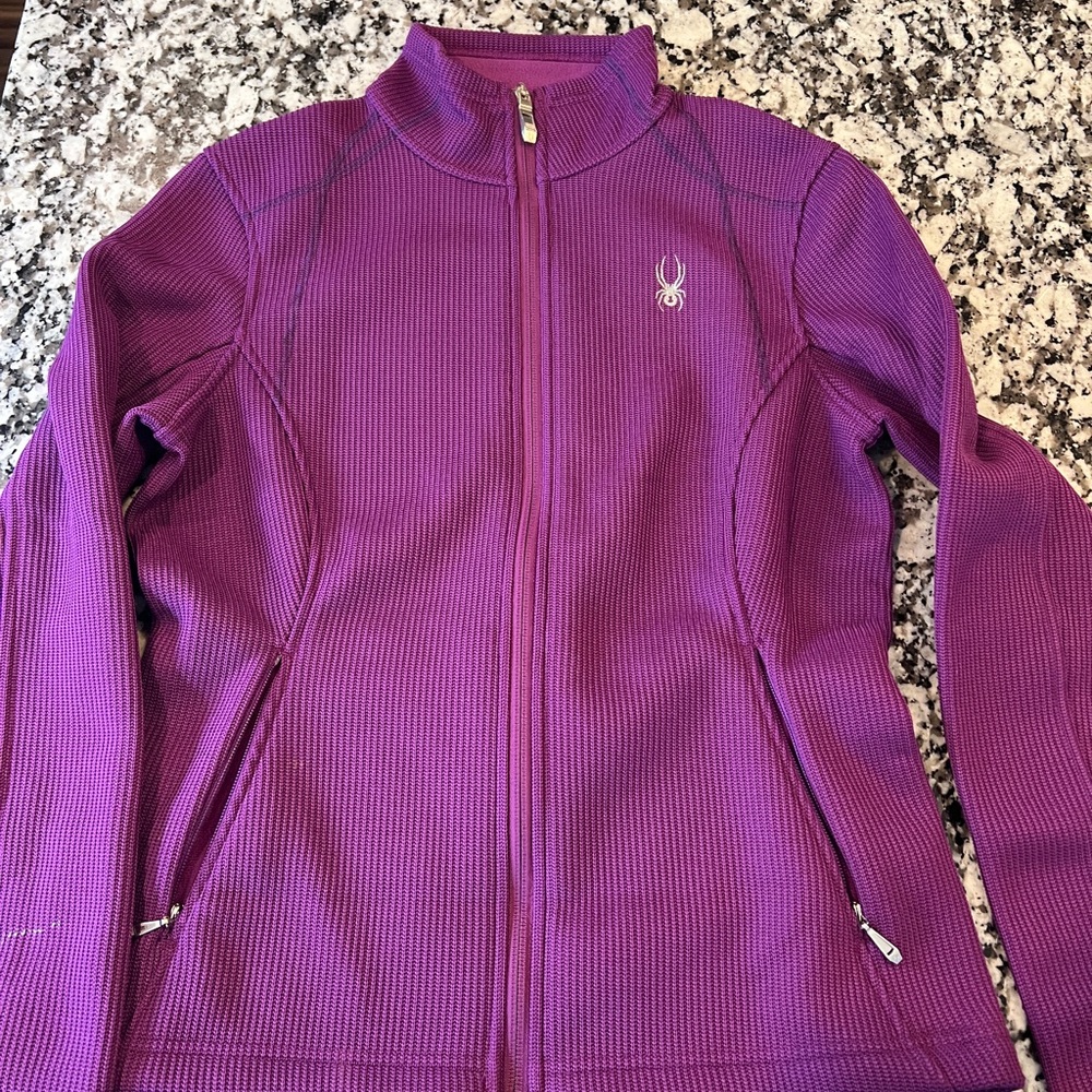 Spyder Women's Purple Ski Fleece Jacket